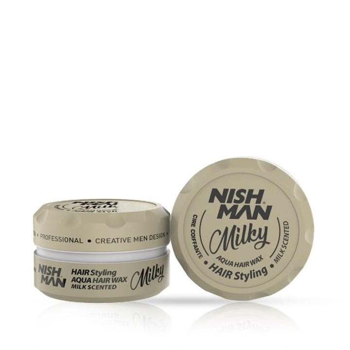 Ceara lucioasa - NISH MAN Milky - 150 ml