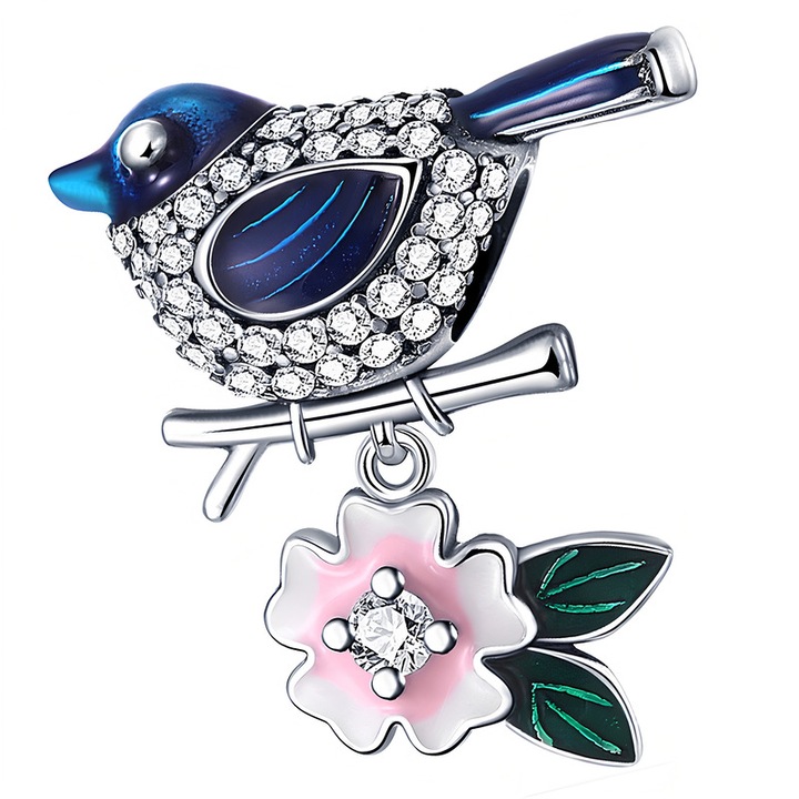 Talismane Pandora Pandantiv Talisman Argint 925 Pasare Trusky