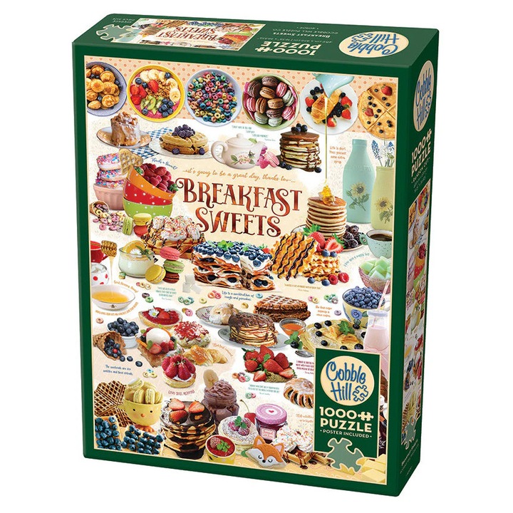 Reggeli édességek – puzzle 1000 darab