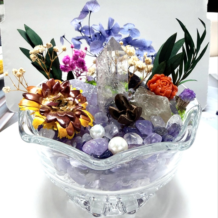 Set decor de cristal natural GSFRQWH