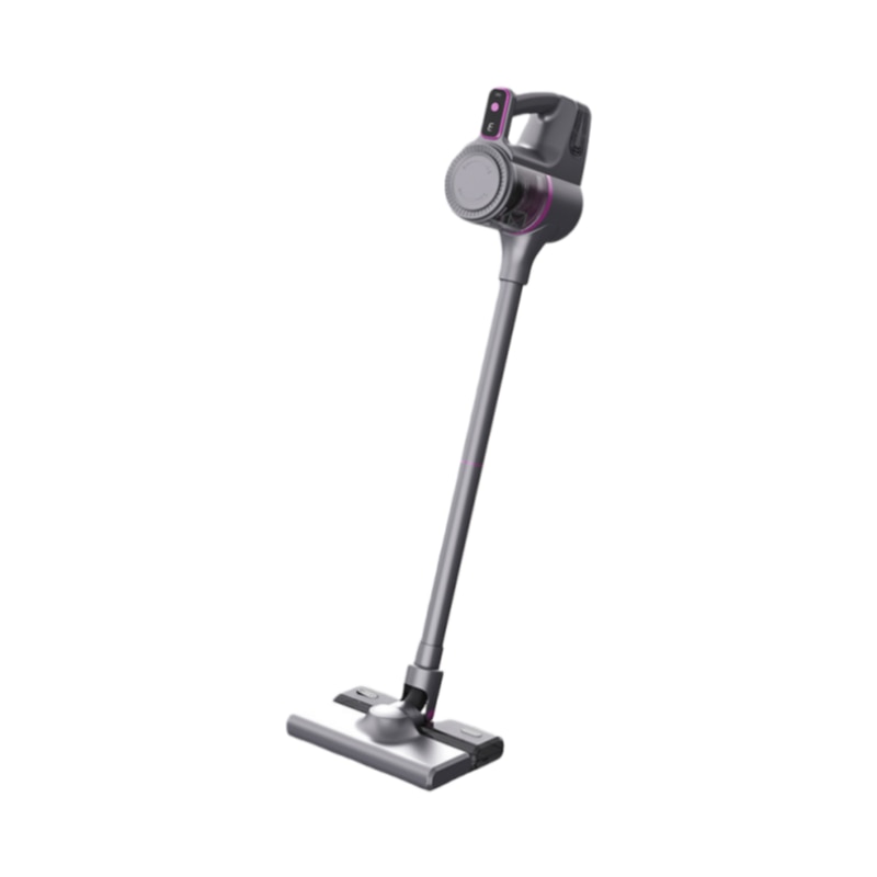 Aspirator fără fir ORBER, 100W, curățare umedă și uscată, recipient praf 400ml, rezervor apă 300ml, gri, 25x89cm