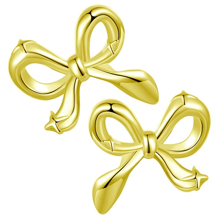 Cercei din argint 925, Trusky, model fundite, 8,4x8,4mm, set