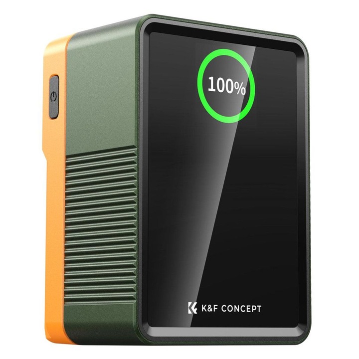 K&F Concept V-Mount Mini Pro 6700mAH Powerbank Green, 299884, Powerbank