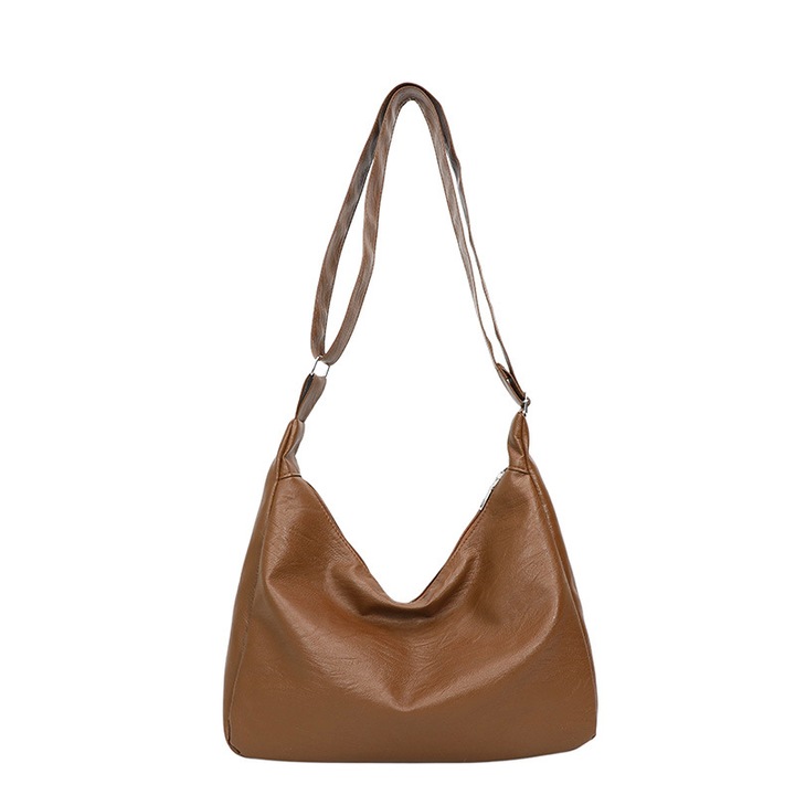 Geanta de umar GSFRQWH, bej, piele moale maro