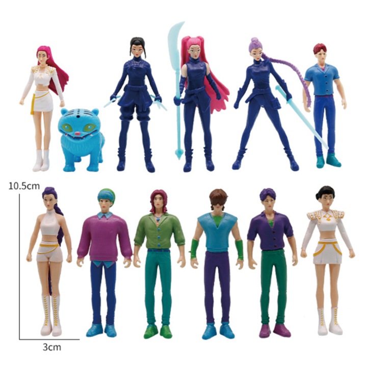Set figurine K-POP Demon Hunter, 12 piese, BJ-5