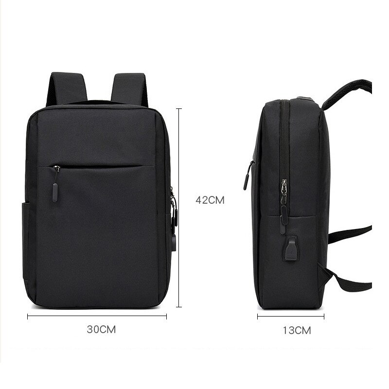 Rucsac laptop, BOMSTOM, impermeabil, 42x30x13cm, negru, capacitate mare