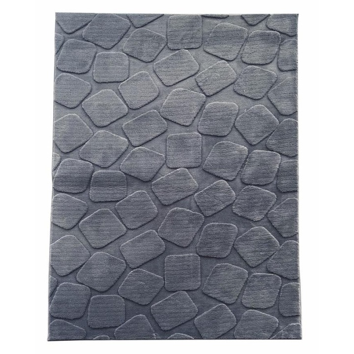 Covor, Heinner, 3D relief, gri, 160x230cm