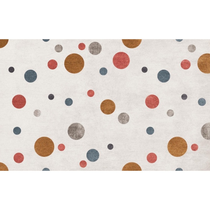 Covor printat Heinner, lavabil, antialunecare, poliester, multicolor, 200 x 300 cm