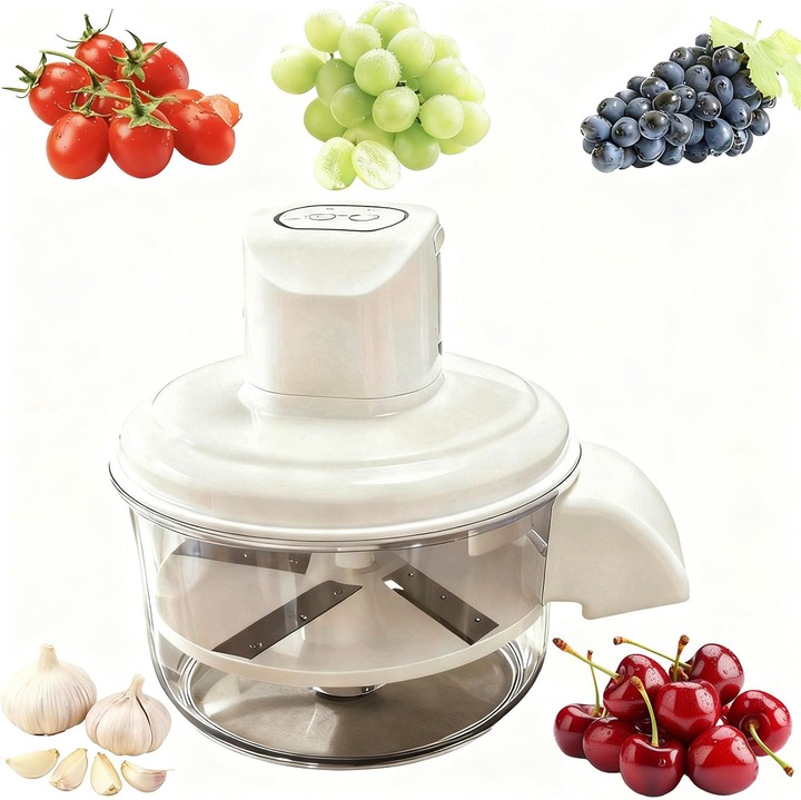 Automatikus elektromos gyümölcshámozó, újratölthető, rozsdamentes acél, otthoni használatra, kompakt