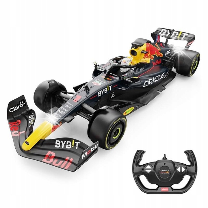 Masinuta de control de la distanta Red Bull Racing F1 RB18, 1:12, 2.4GHz, 20.7x9.6x7.2cm