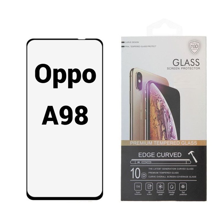 Folie Protectie Ecran 10D pentru Oppo A98 / A79 / A58 4G // Realme C55 / 11 / 11X / OnePlus Nord Ce 3 Lite