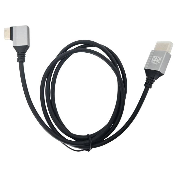 Cablu miniHDMI 90gr dreapta la HDMI