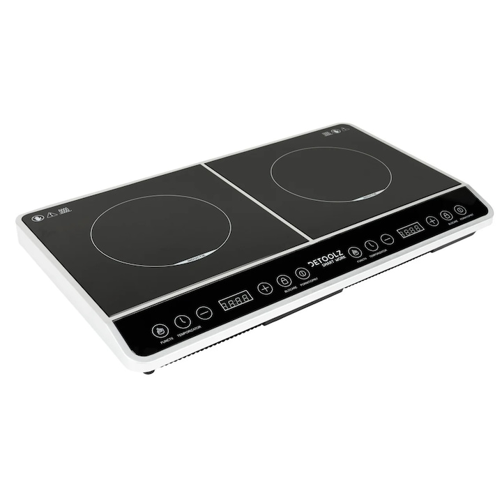 Plita incorporabila Candy CH64CCB/4U, Vitroceramica, 4 zone de gatit, Touch control, 60 cm, Negru
