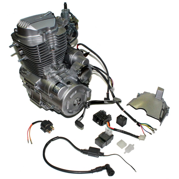 Traktor alkatrész, POWER FORCE, komplett henger CG 150, 10x15x22cm