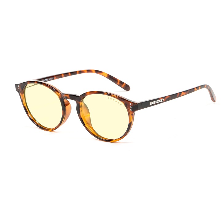 Ochelari protecție Gunnar Attache, lentile Amber, BLPF 65, culoare tortoise