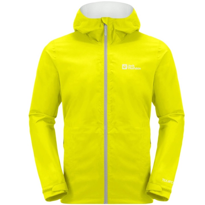 Jacheta impermeabila barbati Jack Wolfskin Elsberg 2.5L, Verde lime, XL