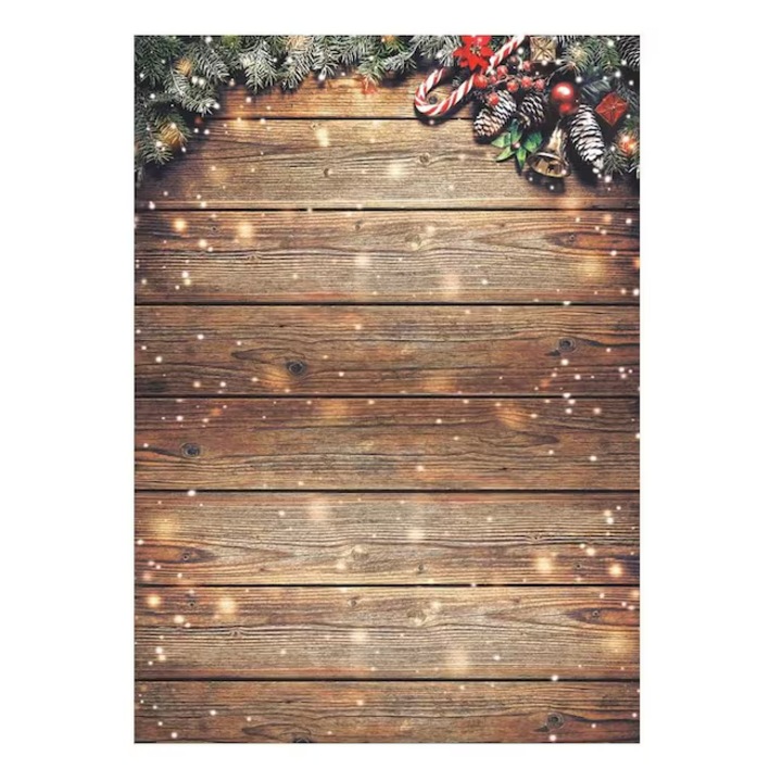 Fundal foto Lywygg, 1.5 x 2.1 m, motiv Sarbatori de Iarna, multicolor