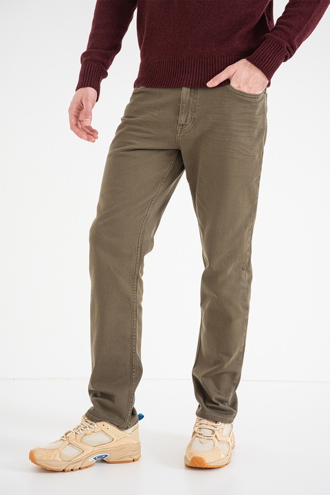 Tommy Hilfiger, Denton straight fit farmernadrág, Khaki