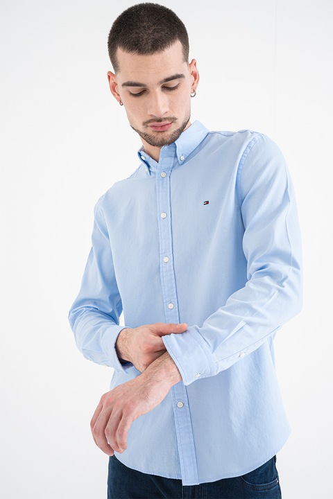 Tommy Hilfiger, Ing gombos gallérral, Jégkék