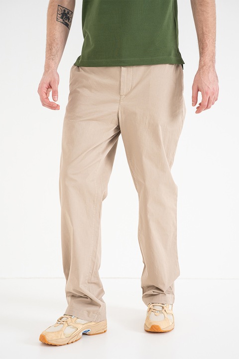 Tommy Hilfiger, Pantaloni chino cu talie medie, Bej deschis, W36-L32