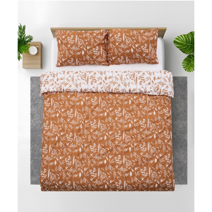 Dupla ágynemű 100% pamut, 4 részes, meng