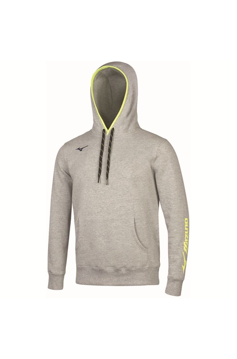 Hanorac barbati Mizuno Sweat SS 2025, Gri