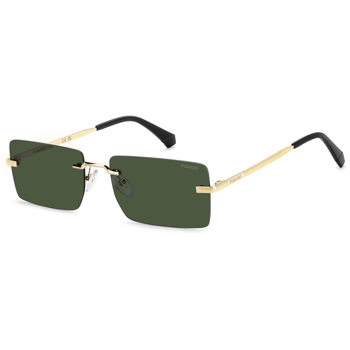 Polaroid, Мъжки слънчеви очила, Поляризирани лещи, 58-18-145, Зелен