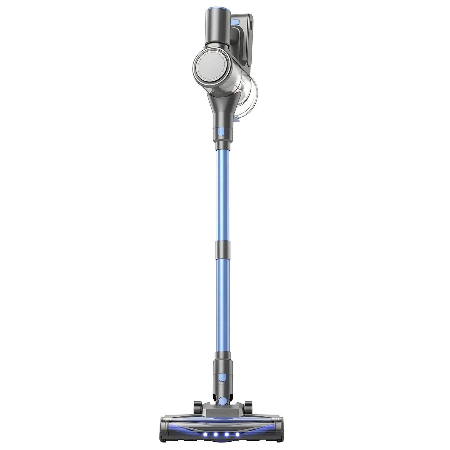 Aspirator fără fir, Elindor, 450W, 40KPa, filtrare HEPA, negru, recipient 1.5 L, Albastru
