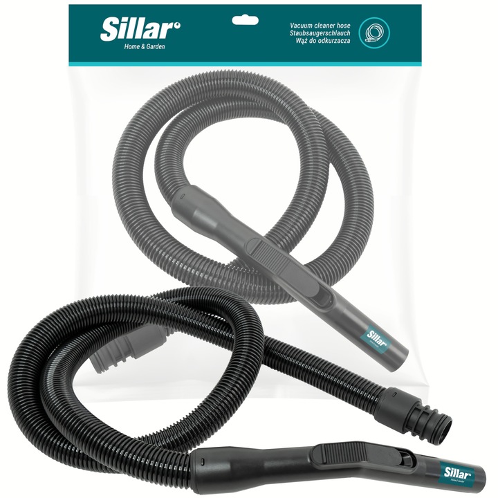 Furtun de aspirare pentru aspirator, flexibil, compatibil cu Karcher serie T T7/1 9/1 BP 10/1 12/1 15/1 17/1, inlocuire, 35mm, 1 buc, Sillar