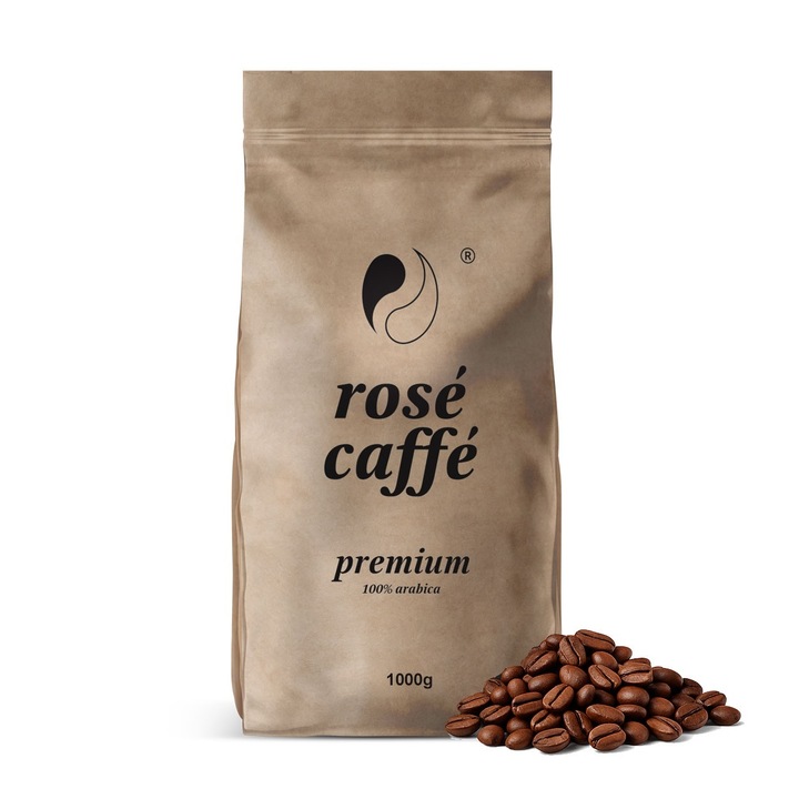 Cafea Boabe Rose Caffe Espresso Arabica Premium, 1Kg