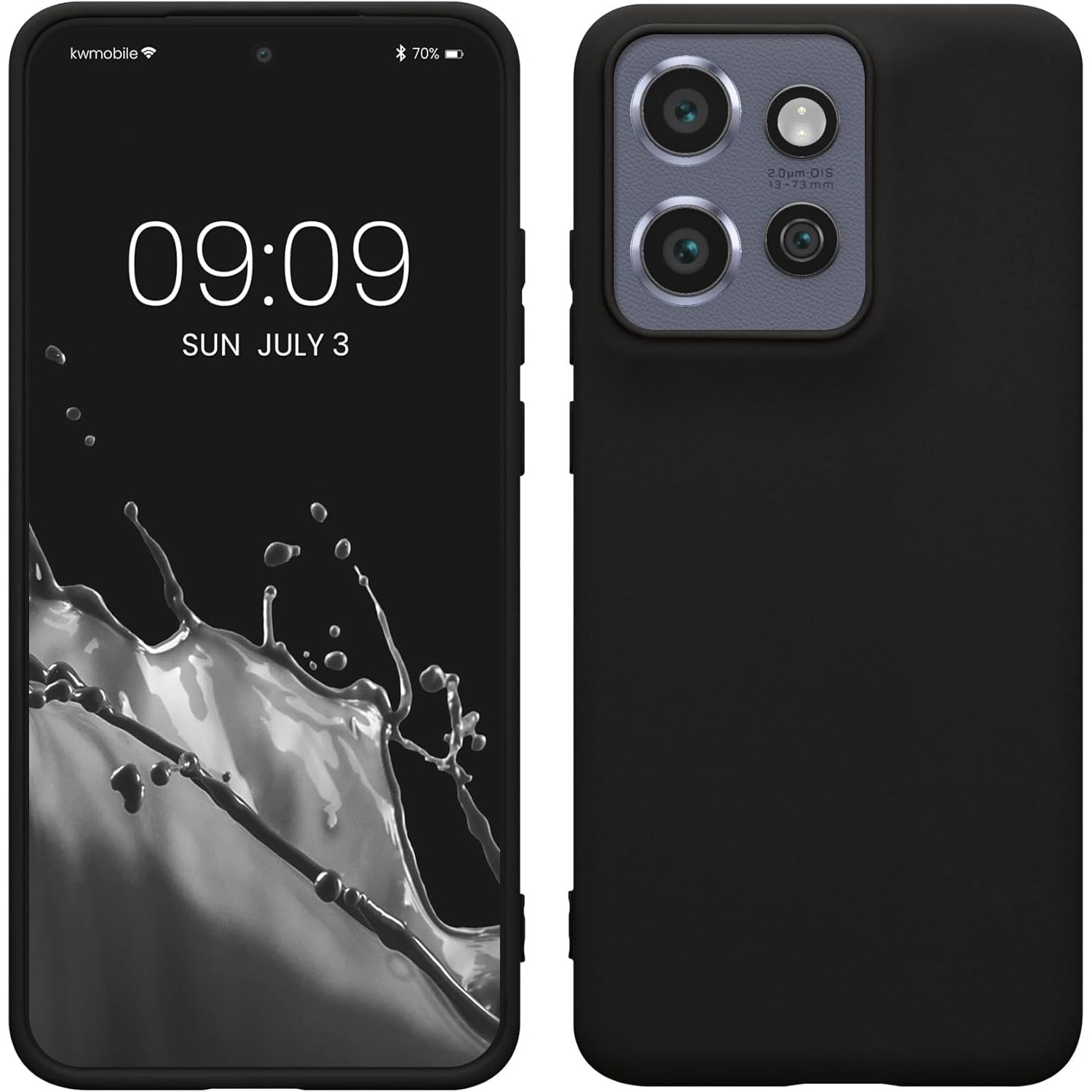 BestCase® Husa TPU Ultra Slim Compatibil cu Motorola Edge 60 Neo, Negru mat