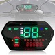 Computer de bord motocicletă Tressino, LCD 16x9cm, impermeabil, 48V/60V/72V, negru