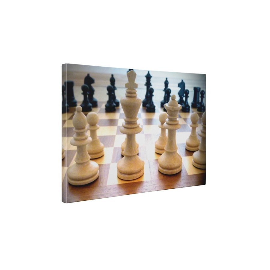 Regele si regina - Tablou Canvas - 60x75 cm