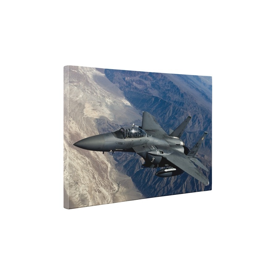 Avion de lupta - Tablou Canvas - 60x80 cm