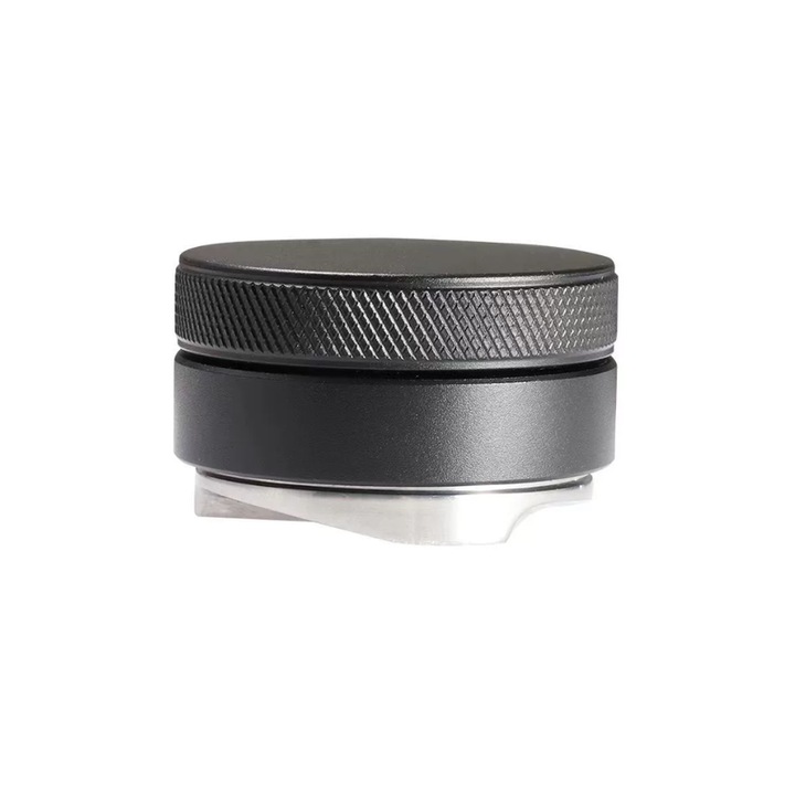 Distribuitor si tamper cafea 51mm, adancime ajustabila, baza din otel inoxidabil, maner anti-derapant, pentru espresso acasa