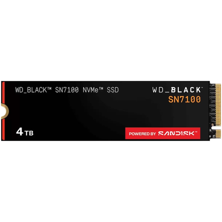 Solid State Drive (SSD) Western Digital Black SN7100 4TB PCI Express 5.0 x4 M.2 2280