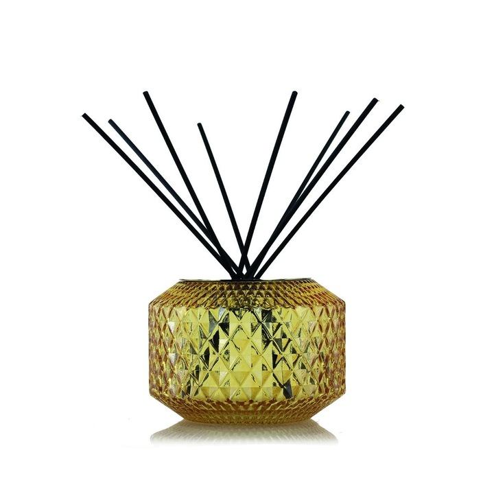 ASHLEIGH & BURWOOD illatdiffúzor, 300 ml, arany, kis helyiségekbe