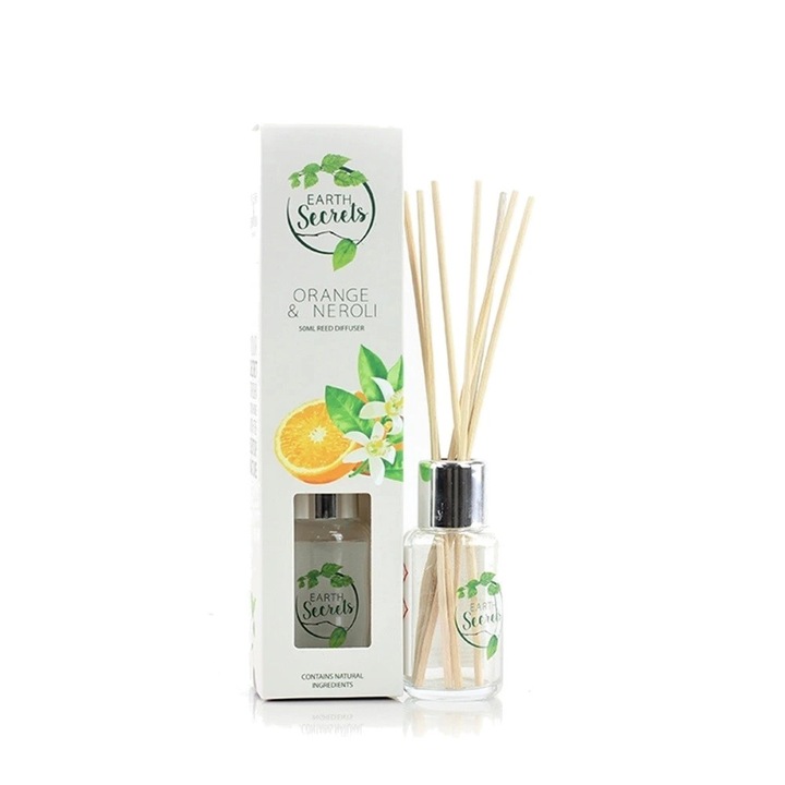 ASHLEIGH & BURWOOD szobai illatosító, diffúzor 50 ml, narancs és neroli, szett 6 pálcikával