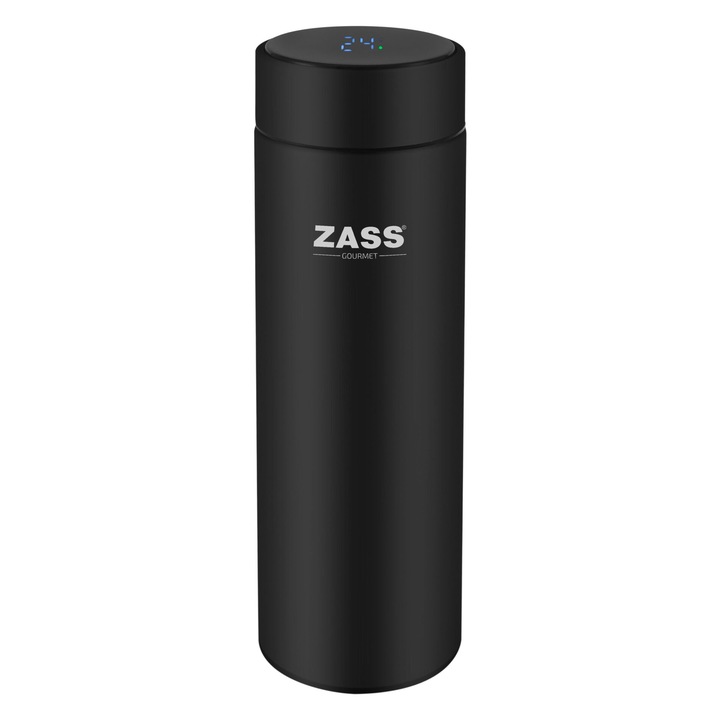 Termos smart cu afisaj digital al temperaturii - 500 ml ZASS ZG-TVF 01 Negru