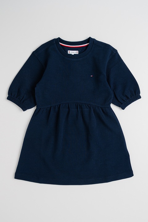 Tommy Hilfiger, A-vonalú rövid ruha logóval, Tengerészkék