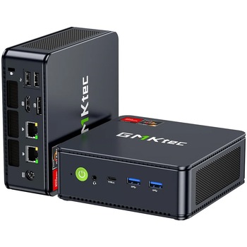 Mini PC GMKtec M5 Ultra cu procesor AMD Ryzen 7 7730U pana la 4.5GHz, 16GB RAM, 512GB SSD, AMD Radeon Graphics, Windows 11 Pro
