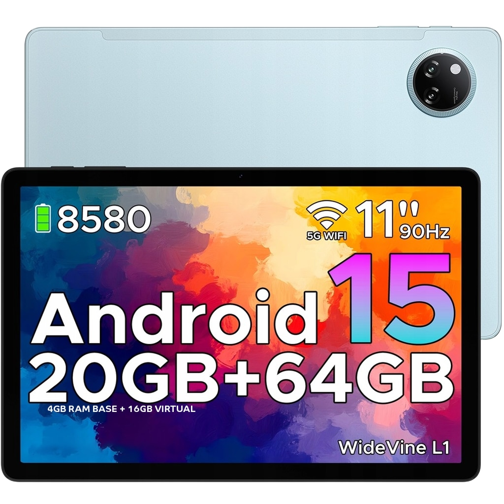 Tableta Doogee Tab A9 Plus, Wi-Fi, 11-inch 90Hz IPS, 20GB RAM (4GB