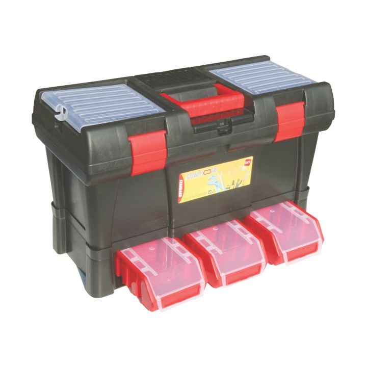 PVC szerszámosláda – rendezőkkel 525x265x325mm