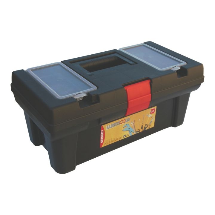 PVC szerszámosláda – rendszerezőkkel 415x226x200mm