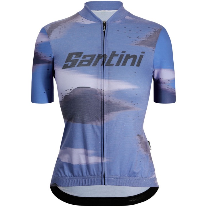 Tricou ciclism dama Santini WATT-Albastru-M