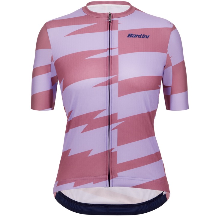 Tricou ciclism dama Santini Furia Smart-Lila-M