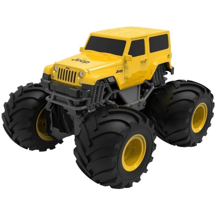 Masinuta RC CaDa JEEP Amphibious Monster Truck, E342-003, galben
