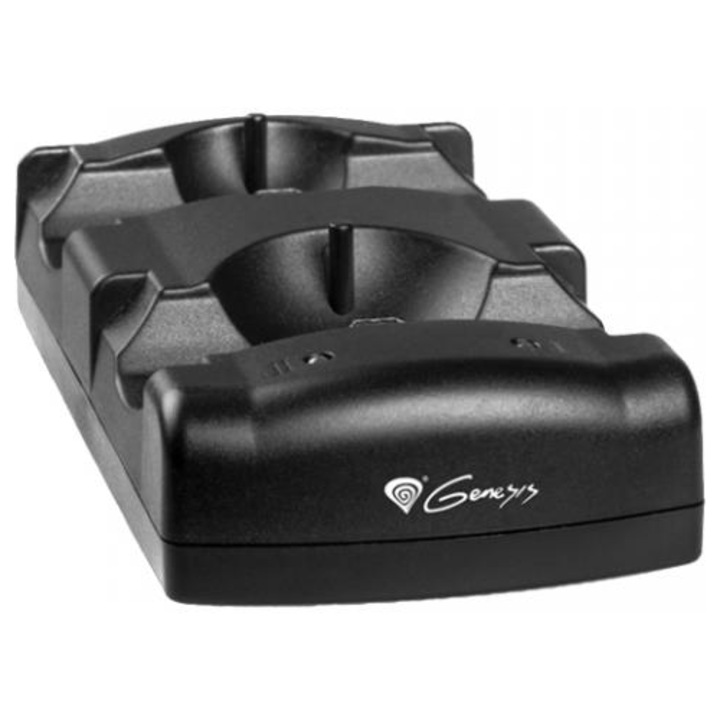Statie de incarcare Genesis A12 PS3, 2 console, negru
