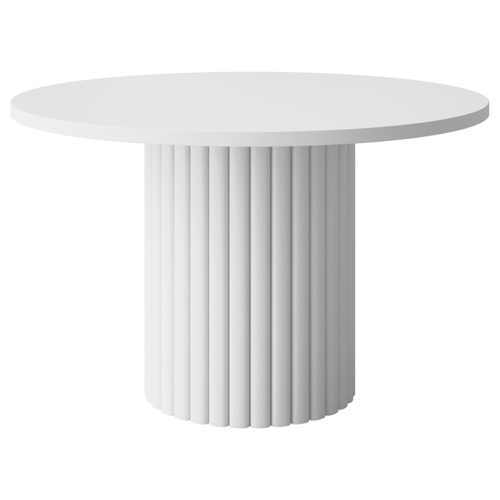 Masuta pentru cafea STK M16, MIRJAN 24, alb, 67x67x42 cm