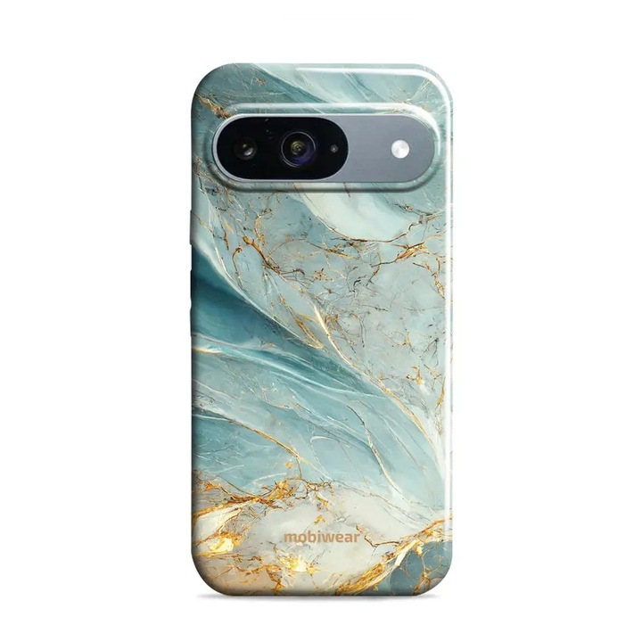 Husa, Mobiwear - Elite Pro - EP34E pentru Google Pixel 9, Fibra De Azur